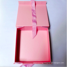 Large Baby Pink Cardboard Foldable Paper Gift Box